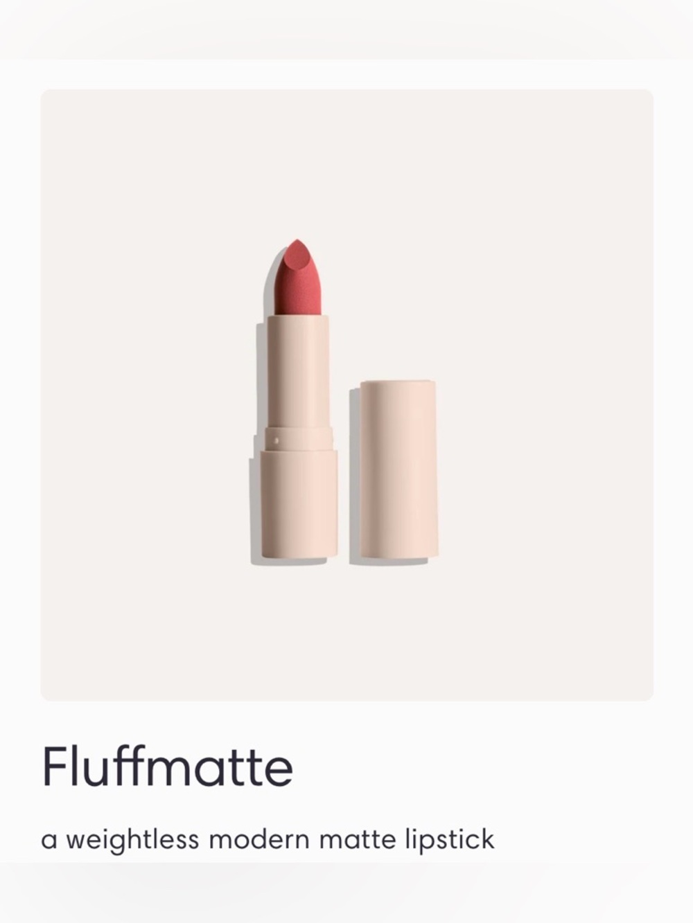 NIB Sunnies Face Fluffmatte [Weightless Modern Matte Lipstick] in VACAY